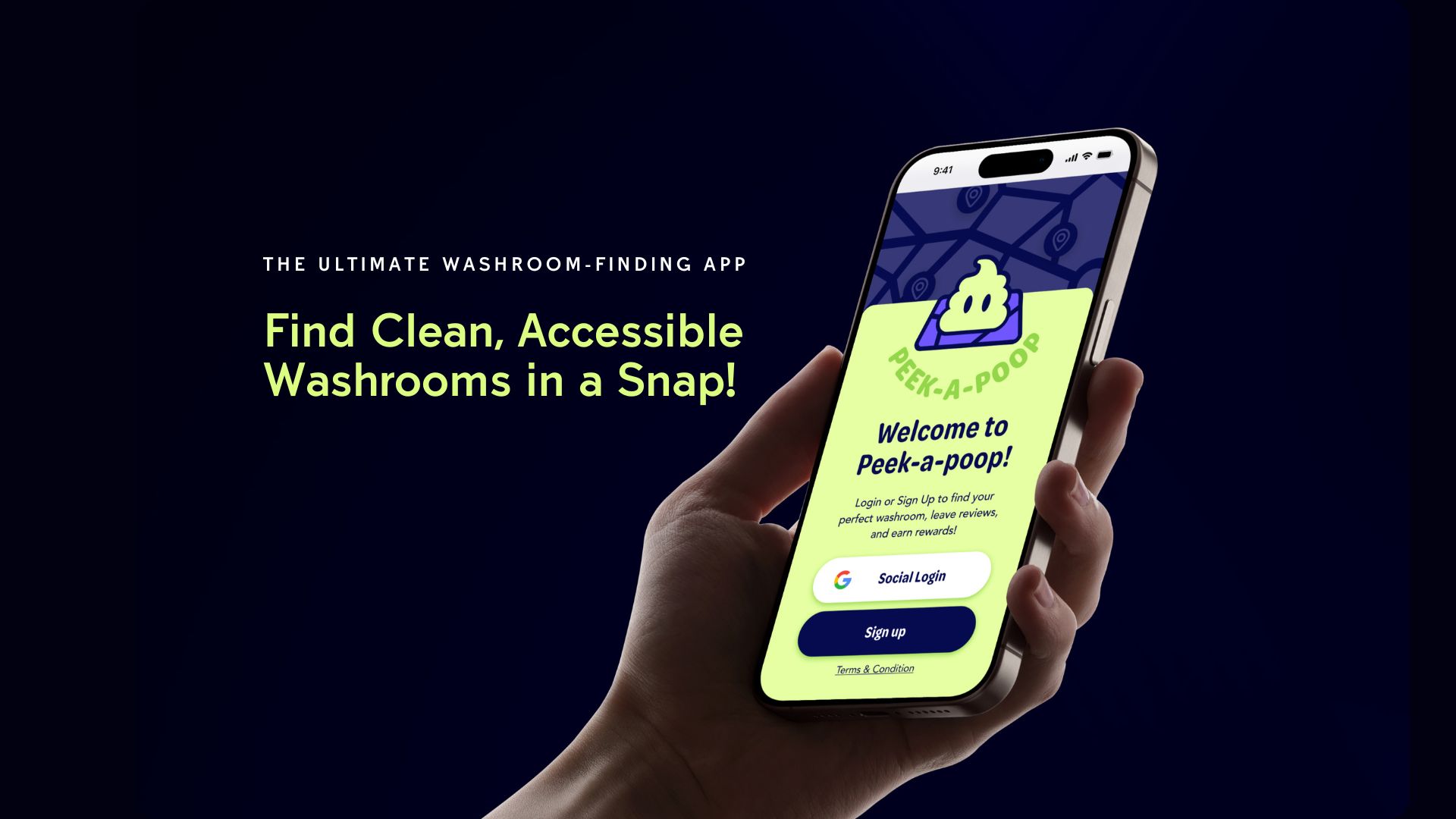 Peek-a-Poop: Your Washroom Finder